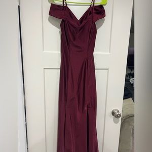 Maroon Formal Dress